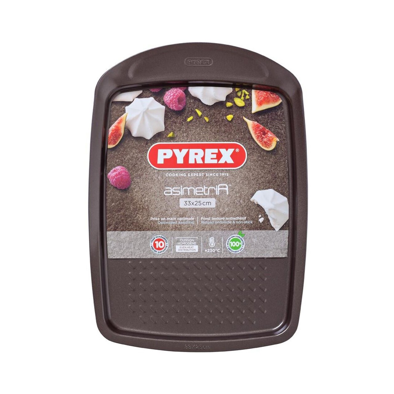 Tava de copt, otel carbon, 33x25cm, "Asimetria" - Pyrex - imagine 4