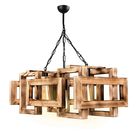 Candelabru, Squid Lighting, Oro, 65 x 35 x 65 cm, lemn, maro Iluminat