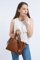 Geanta Beverly Hills Polo Club, 602, piele ecologica, maro