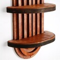 Raft de perete, Evila Originals, Raf270, 40x20x9 cm, Placaj, Roz somon
