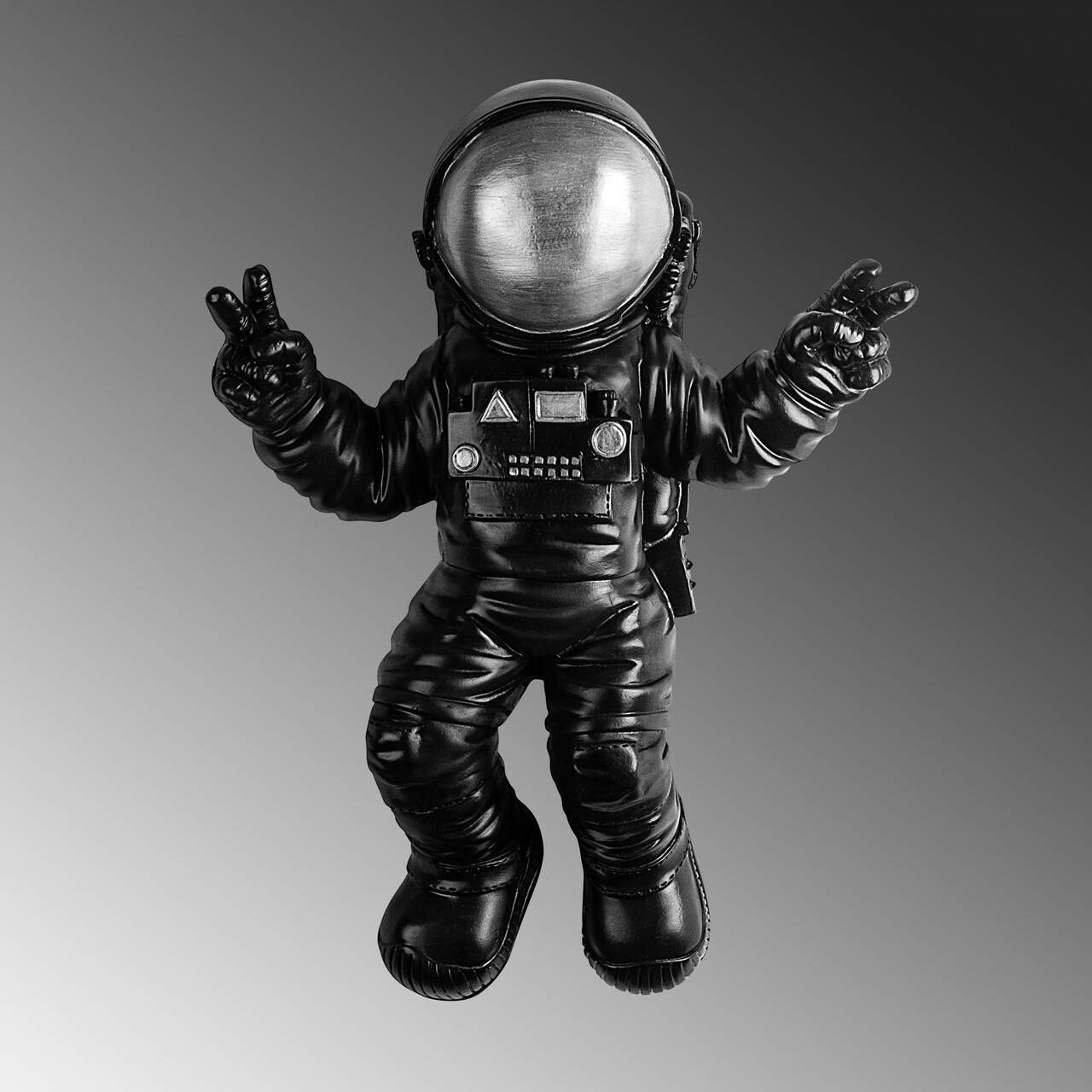 Decoratiune de perete, Cosmonaut 4, Lățime: 35 cm Înălțime: 47 cm Adâncime: 10 cm, Multicolor - view 5