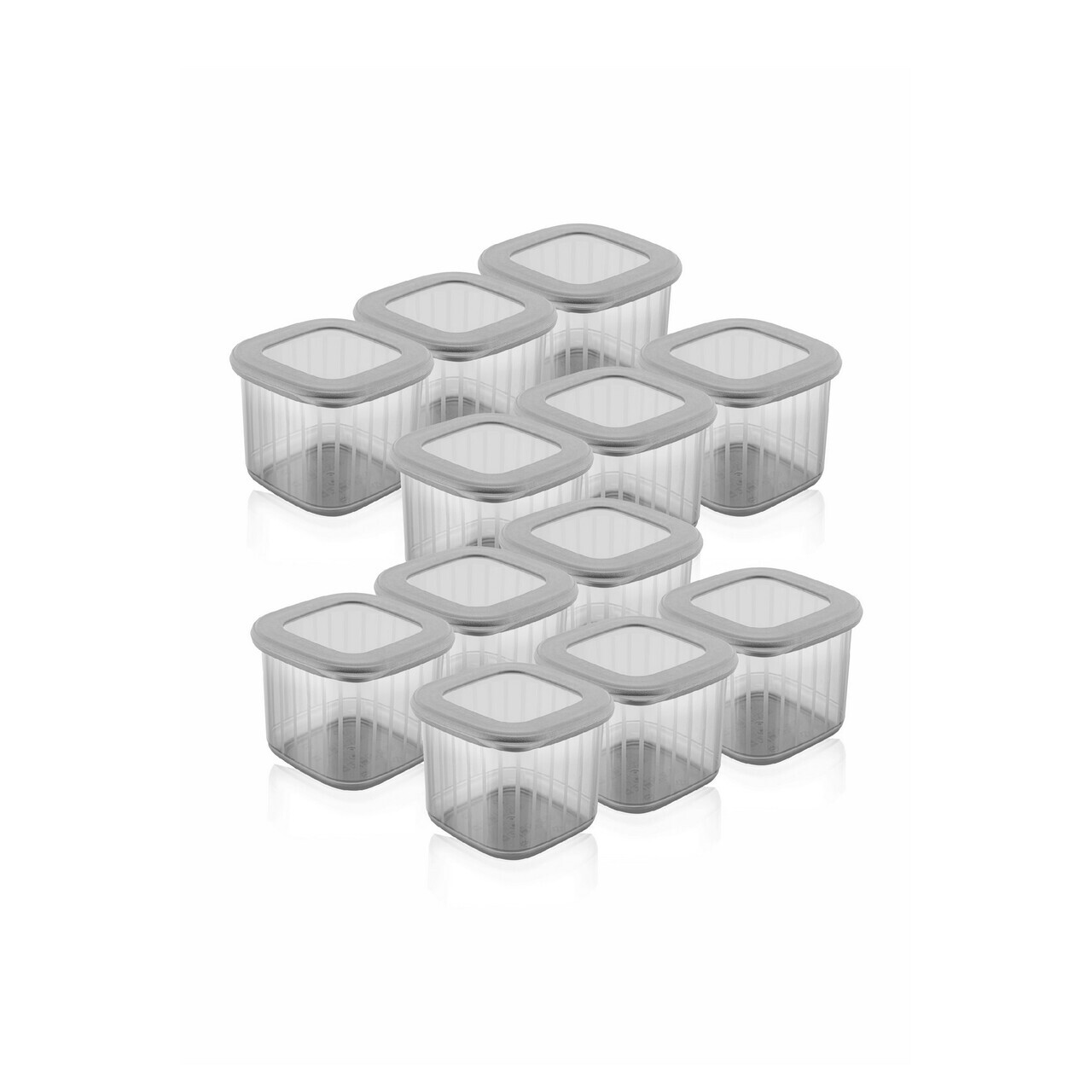 Set recipiente depozitare, Hermia, 964FRM1192, PLASTIC, Antracit — imaginea 4