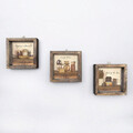 Set 3 tablouri decorative, UKZM004, MDF, Imprimat UV, Multicolor