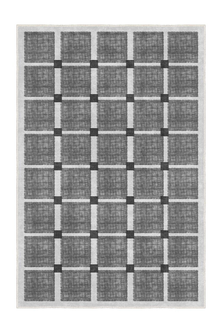 Covor, Sftkece008, 140x220 cm, Negru