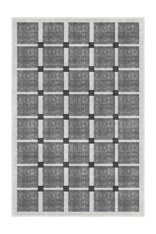 Covor, Sftkece008, 140x220 cm, Negru