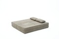 Canapea extensibilă cu 2 locuri, Balcab Home, 825BLC5401, Material: 100% ȘENILĂ, Gri