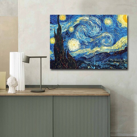 Tablou decorativ, 70100famousart-052, canvas, 70 x 100 cm, multicolor