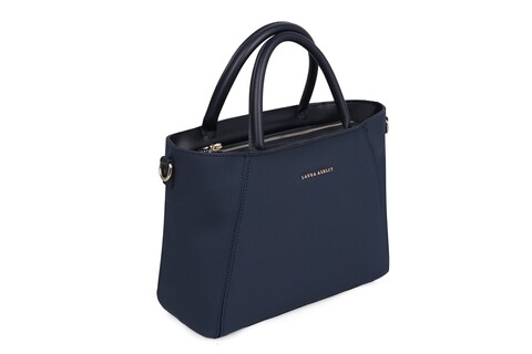 Geanta Chapone, Laura Ashley, piele ecologica, bleumarin
