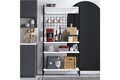 Dulap de bar pentru cafea, Elegance, Benco, Alb/Negru