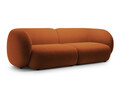 Canapea modulara 4 locuri, Kate, Micadoni, 243x99x76 cm, catifea, teracota