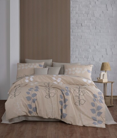 Lenjerie de pat dubla, Henna, Pearl Home, Bumbac Ranforce