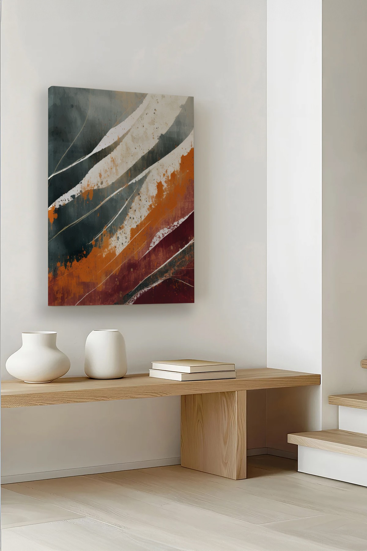 Tablou decorativ, Ersysb041, Canvas, 50 x 70 cm, Multicolor