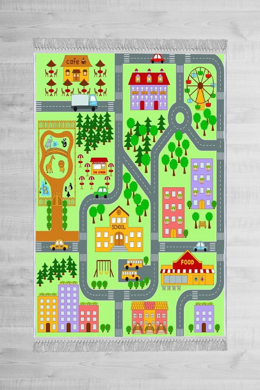 Covor, ELS547, 100x200 cm, Catifea, Multicolor - 3 | YEO