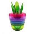 Set multifunctional 7 in 1, Jocca, 15 x 15 x 17 cm, plastic/inox, multicolor
