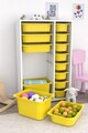 Dulap multifunctional, Estella, Rine 2D4K8U, Alb / Galben / 