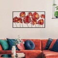 Decoratiune de perete, Yıldız 3, Metal, Dimensiune: 81 x 40 cm, Multicolor
