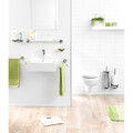 Cantar digital pentru baie, Brabantia, White, 30x30x2.5 cm, otel, alb