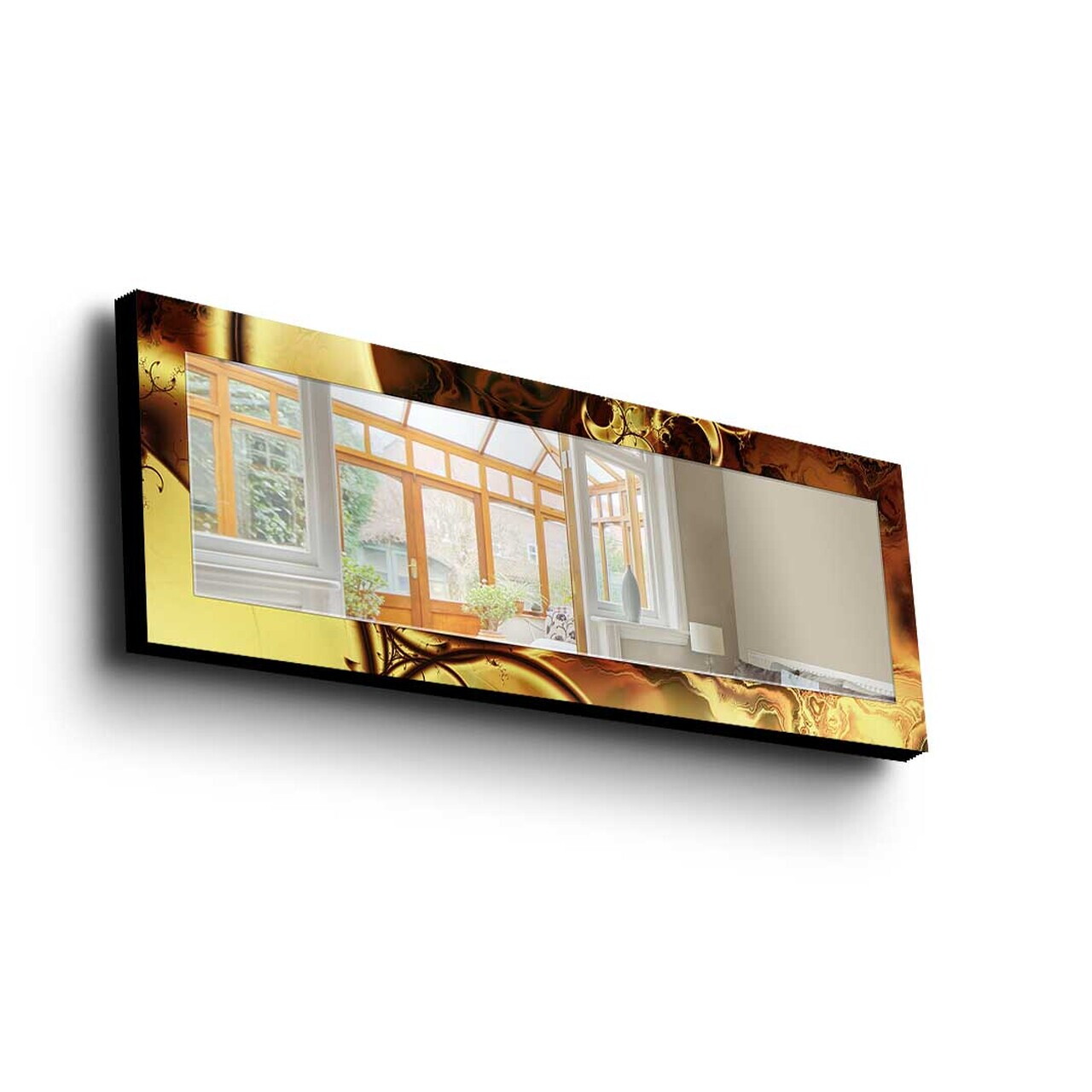 Oglinda decorativa, 40120MA-073, Cadru din lemn de pin (grosime: 27 mm), Multicolor — imaginea 3