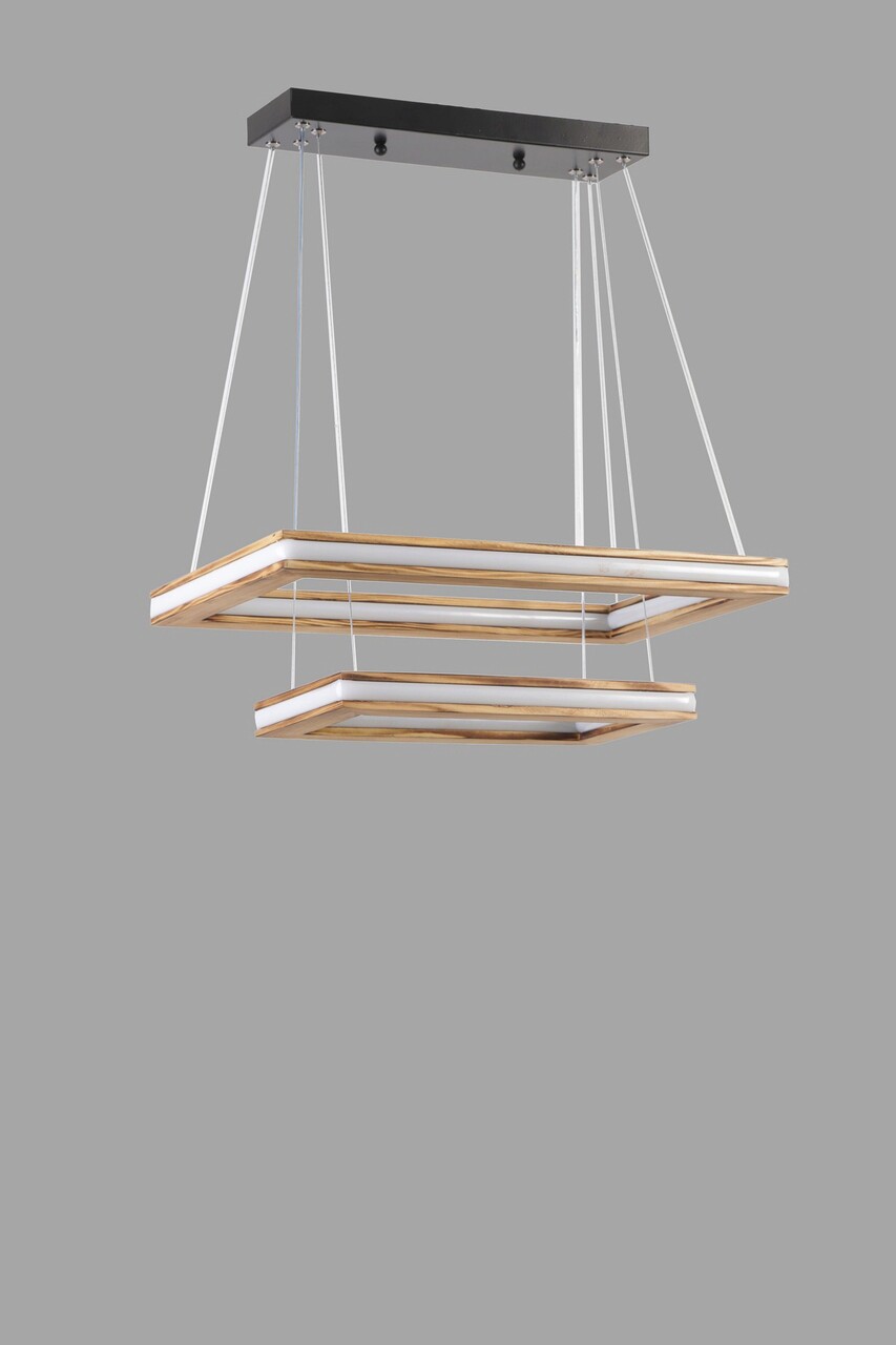 Lustra, Stala, 846STL1959, Metal, Cupru / Stejar