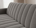 Canapea extensibila 3 locuri ELTAP, Roneyy, 212x89x86 cm, lemn/poliester, gri