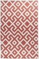 Covor cu doua fete Titor, Decorino, 120x180 cm, polipropilena, rosu/bej