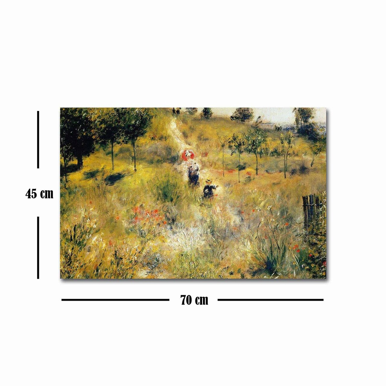 Tablou decorativ, FAMOUSART-051, Canvas, Dimensiune: 45 x 70 cm, Multicolor