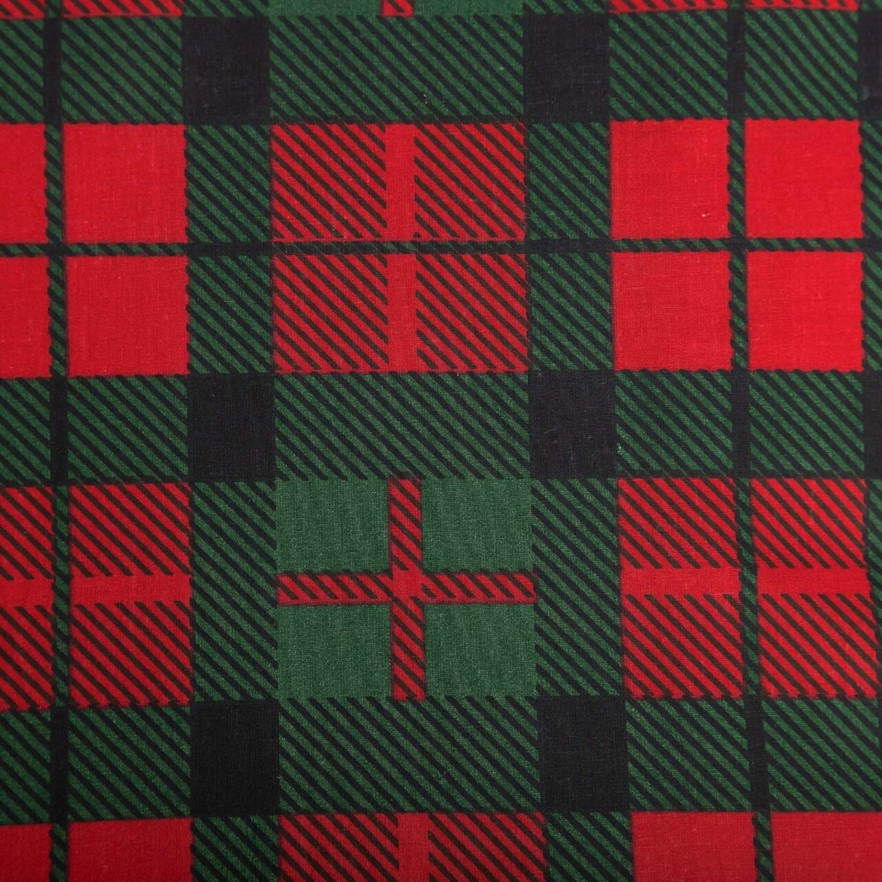 Lenjerie de pat King Size, Tartan, Homla, 3 piese, 200x220 cm, bumbac, rosu/verde — imaginea 11