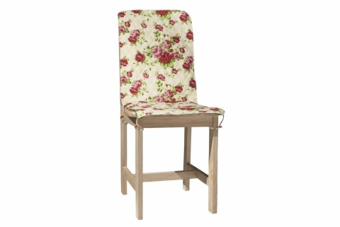 Husa spatar scaun 47x100 cm, pink flower, 100% bumbac, roz