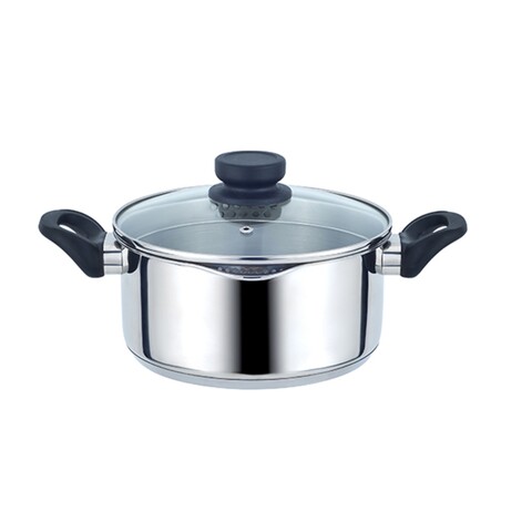 Oala cu capac luigi ferrero, fr-624, 24x13 cm, inox