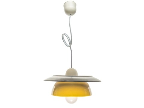 Pendul Friendly sunflower, Deco Republic, E27, 1x60W, ceramica, galben/negru