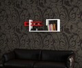 Raft pentru perete Stor, Woody Fashion, 90x19.5x30 cm, rosu/alb