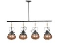 Lustra Cups, Mauro Ferretti, 4 x E27, 20W, 96.5x16.5x84.5 cm, metal