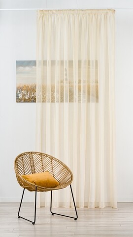 Perdea Mendola Interior, Shaby, 300x260 cm, poliester, cappuccino