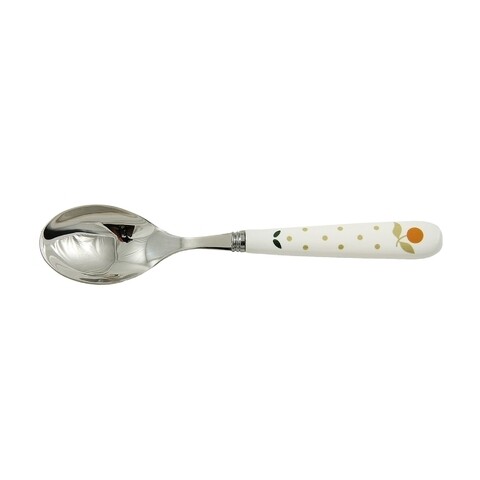 Se 6 linguri, Wald, Impronte Verde, 18 cm, inox/portelan, multicolor