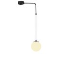 Lustra, Opviq, 892OPV1469, Fier, Alb/Negru