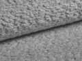Canapea extensibila 3 locuri, Kemi, Cosmopolitan Design, 206x95x70 cm, tesatura boucle, gri