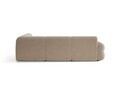 Coltar simetric 7 locuri, Neo, Micadoni Home, 295x295x83 cm, tesatura Chenille Silencio, bej sand