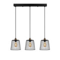 Lustra, Fulgor, 942FLG1489, Metal, Negru/Maro antic