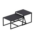 Masuta de cafea, Inarch, Minimal, 75x38x50 cm, Antracit
