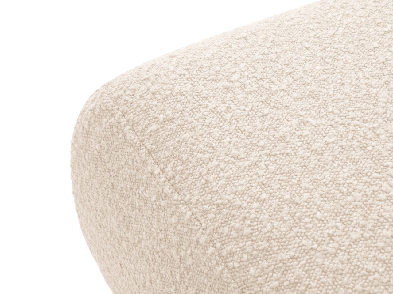 Taburet, Molino-101, Micadoni Home, 100x100x36 cm, tesatura boucle, bej - 1 | YEO
