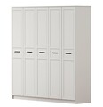 Dulap pentru haine, Rabi, Rb-168-01-005, 175x210x52 cm, Alb mat