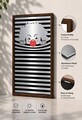 Tablou decorativ, Ahsalct-007, Cadru: 100% PVC (Grosime: 2 cm), Multicolor