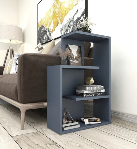 Corp biblioteca, arnetti, algoritma, 47x73x22 cm, pal, antracit