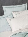 Lenjerie de pat dubla, Vanko - Mint, Cotton Box, Bumbac Satinat