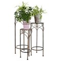 Set 3 suporturi pentru ghiveci, Palmira, Creaciones Meng, fier forjat