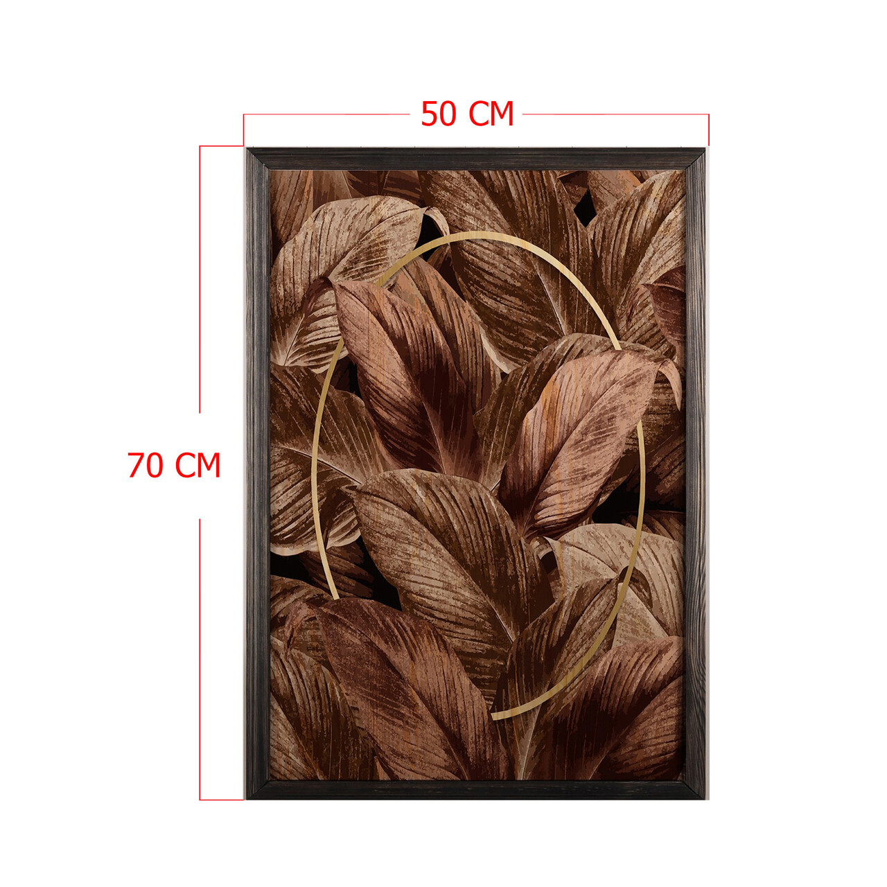 Tablou decorativ, Fall XL, Lemn, Lemn, Multicolor