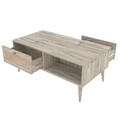 Masuta de cafea Sidyma Oak, Kalune Design, 97x55x45 cm, stejar