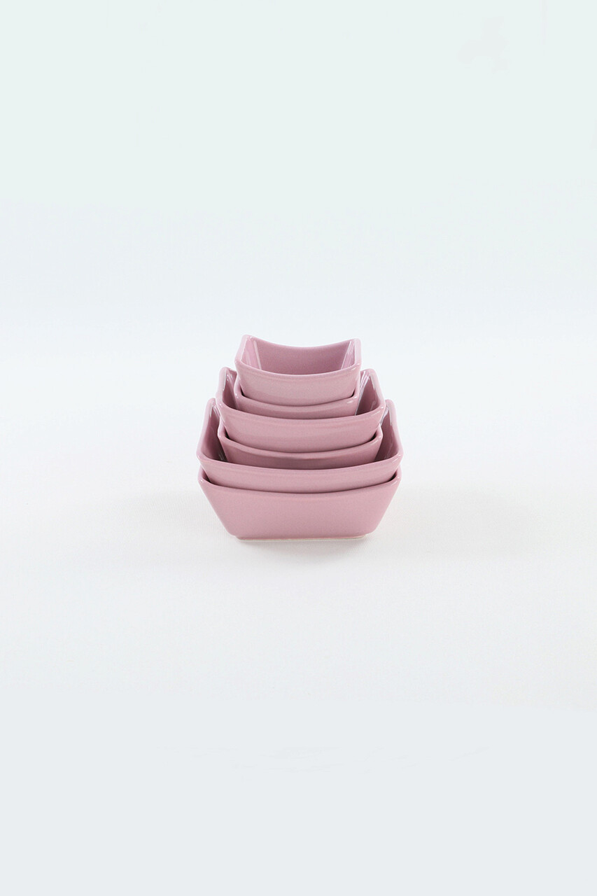 Set boluri pentru sos, Keramika, 275KRM1176, Ceramica, Rosu