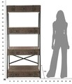 Biblioteca Travel, Mauro Ferretti, 86.5 x 55 x 181 cm, fier/MDF/piele ecologica