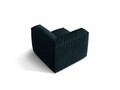 Modul pentru canapea, 1 loc, Martina-120, Micadoni Home, 100x100x75 cm, catifea, petrol inchis